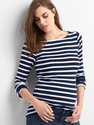 Gap Maternity Modern Stripe Boatneck T-Shirt