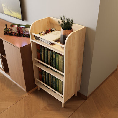 Pine Solid Wood Bookshelf/Bookcase