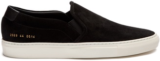 Common Projects Retro suede slip-on trainers
