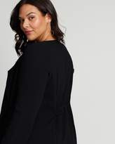 Thumbnail for your product : Evans Stud Longline Jacket