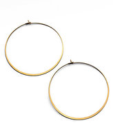 Thumbnail for your product : Michael Kors Heritage Thin Whisper Goldtone Hoop Earrings/2.25"