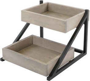 Cal-Mil Aspen 2 Tier Merchandiser