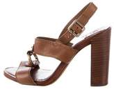 Thumbnail for your product : Tory Burch Leather Slingback Sandals