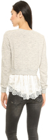 Thumbnail for your product : Clu Lace Backed Sweatshirt