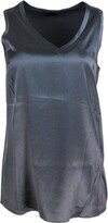 Thumbnail for your product : Brunello Cucinelli Sleeveless V-neck Silk Top