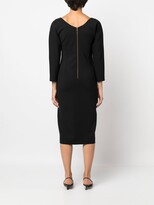 Thumbnail for your product : Rochas V-neck midi dress
