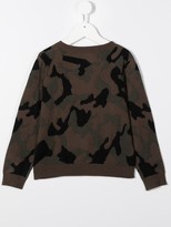Thumbnail for your product : Douuod Kids Camouflage Print Jumper
