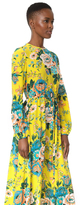 Thumbnail for your product : Diane von Furstenberg Long Sleeve Crew Neck Floor Length Dress