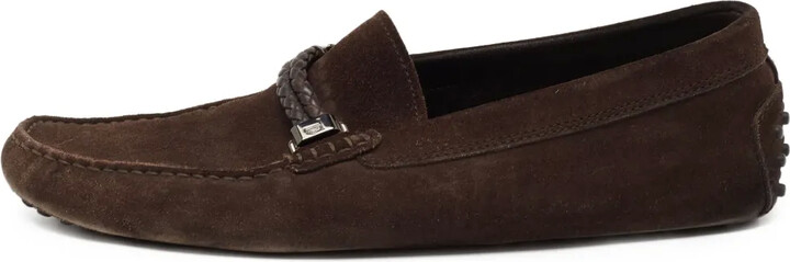 Tod's Pre-Owned Braided-Strap Moccasin Loafers