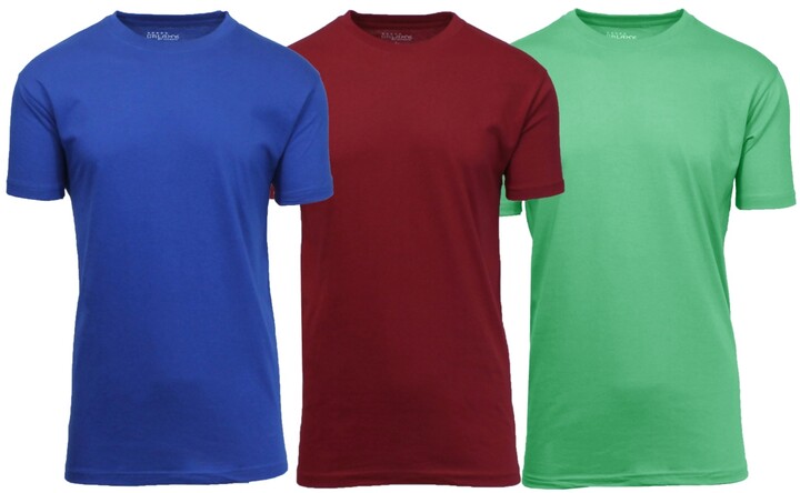 Galaxy By Harvic Men's Crewneck T-Shirts, Pack of 3