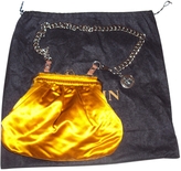 Thumbnail for your product : Lanvin Ochre Satin Minaudiere As New