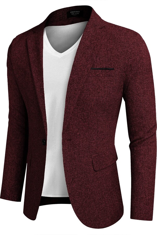 COOFANDY Men's Casual Sports Coats Dress Blazer Stylish Lightweight