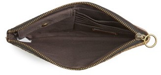 Madewell The Leather Pouch Clutch in Genuine Calf Hair