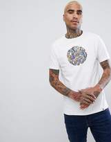 Thumbnail for your product : Pretty Green paisley logo t-shirt in white