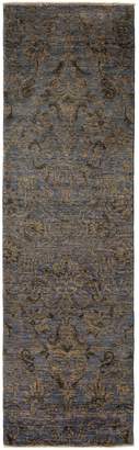 Solo Rugs Suzani Oriental Hand-Knotted Runner