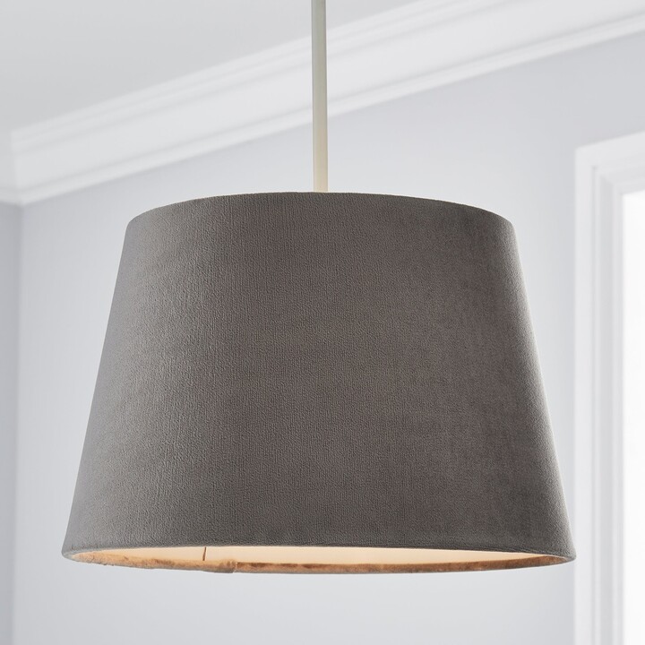 Dunelm Clara 27cm Tapered Lamp Shade Grey ShopStyle