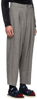 Thumbnail for your product : Bless Grey Cashmere Ultrawidepleated II Trousers