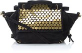 Thumbnail for your product : Jerome Dreyfuss Gold Disc Johan Trapeze Bag