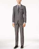 Thumbnail for your product : Perry Ellis Men's Slim-Fit Gray Windowpane Suit