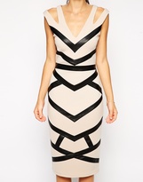 Thumbnail for your product : Forever Unique Florence Bodycon Dress with Panel Detail
