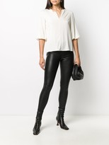 Thumbnail for your product : Theory V-Neck Silk Blouse