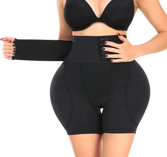 SAYFUT Women Body Shaper High Waist Butt Lifter Tummy Control Panty Slim Waist  Trainer Lace Panties Butt Lifter Shaper 