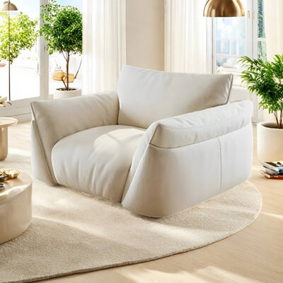 Your Favorite Celebrities Modern simple cream style sofa