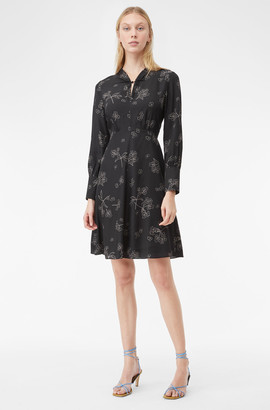 Rebecca Taylor Tailored Silhouette Floral Dress