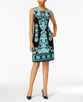 Thumbnail for your product : JM Collection Mixed-Print Sheath Dress, Created for Macy's