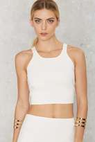 Thumbnail for your product : Factory Body Conversation Crop Top - Cream