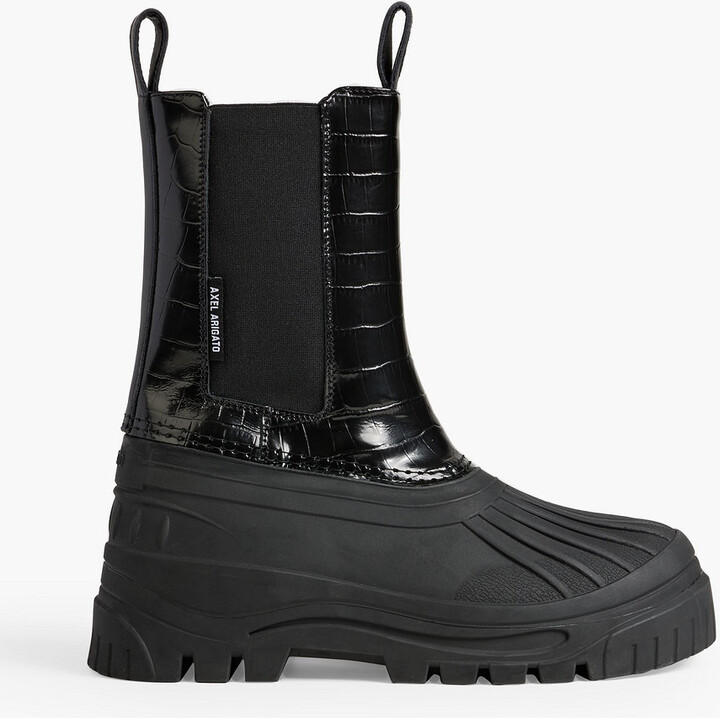 axel arigato croc effect