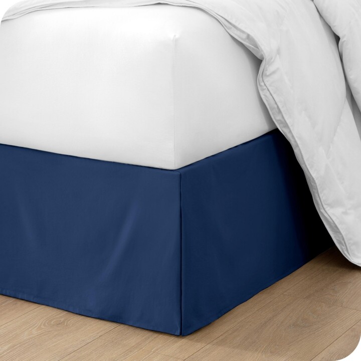 Bare Home Tailored 15" Pleated Bedskirt