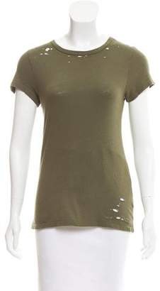Pam & Gela Slim Distressed T-Shirt w/ Tags