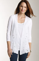 Thumbnail for your product : J. Jill Linen & cotton eyelet-front vest