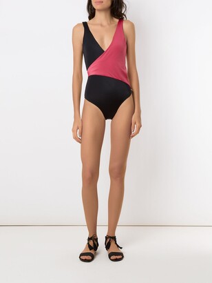 BRIGITTE Colour-Blocked Swimsuit