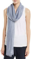 Thumbnail for your product : Brunello Cucinelli Metallic Wool-Blend Scarf