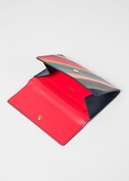 Thumbnail for your product : Paul Smith Women's Navy 'Swirl' Leather Medium Zip Pouch