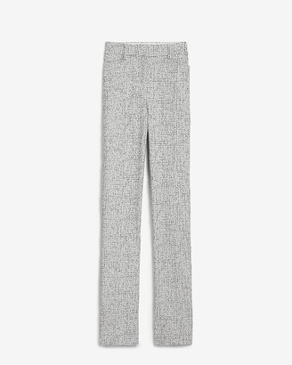 Express High Waisted Jacquard Barely Boot Columnist Pant