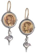 Thumbnail for your product : Konstantino Kerma Bronze & Sterling Silver Coin Drop Earrings