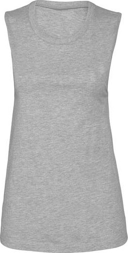 BELLA+CANVAS Women's Jersey Muscle Tank in Athletic Heather
