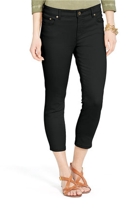 Lauren Ralph Lauren Super-Stretch Cropped Straight-Leg Jeans