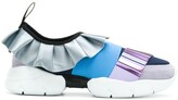 Thumbnail for your product : Emilio Pucci Metallic Ruffle Sneakers
