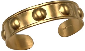 Dina Mackney Gold Ball Mini Cuff Bracelet