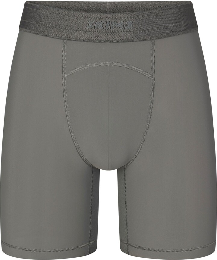 Skims Sport Mens 7" Boxer Brief Gunmetal ShopStyle Plus Size Intimates