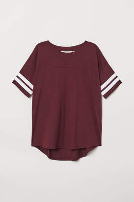 H&M T-shirt with Stripes - Red