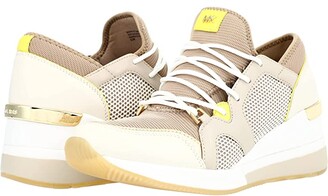 michael michael kors liv trainer signature logo sneakers