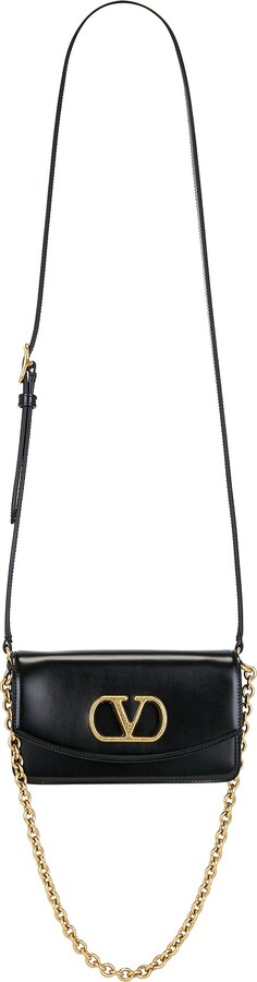 Valentino Garavani Vain Small Clutch in Black