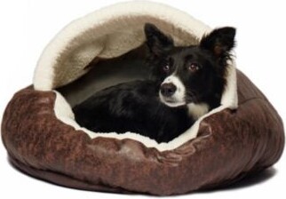 Details Pet Cave Bed For Small Dogs Cats Deep Dish Calming Hooded Dog Bed Dome For Pets