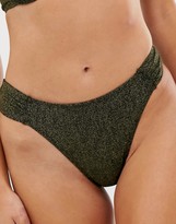 Thumbnail for your product : Dorina brazilian bikini bottom in metallic
