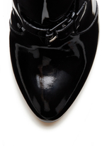 Thumbnail for your product : Casadei Buckle Front Patent Bootie